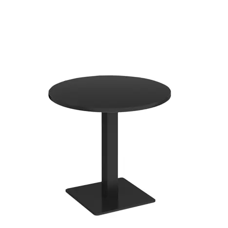Brescia Circular Dining Table - Black - Black